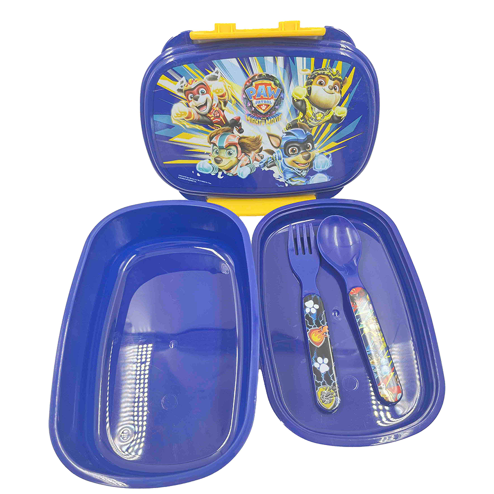 Gim Δοχείο Φαγητού Με Κουτάλι/ Πιρούνι Paw Patrol Mighty Movie
