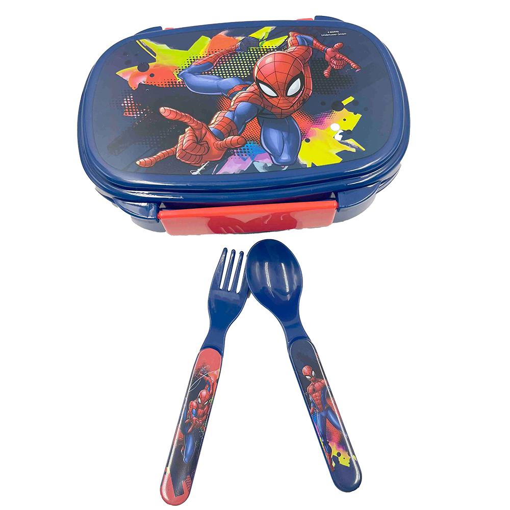 GIMGim Δοχείο Φαγητού Με Κουτάλι/ Πιρούνι Spidermanpapell.gr