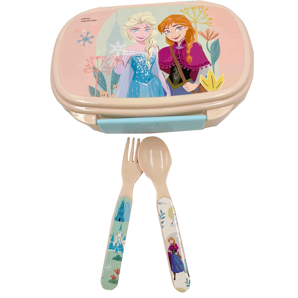 Gim Δοχείο Φαγητού Με Κουτάλι/ Πιρούνι Frozen
