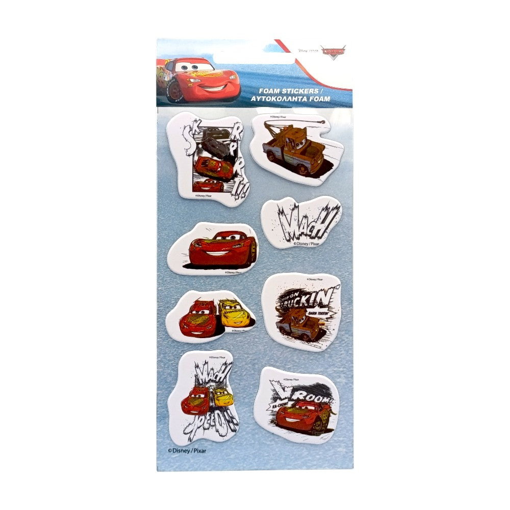 Gim Αυτοκόλλητα Foam Disney Cars