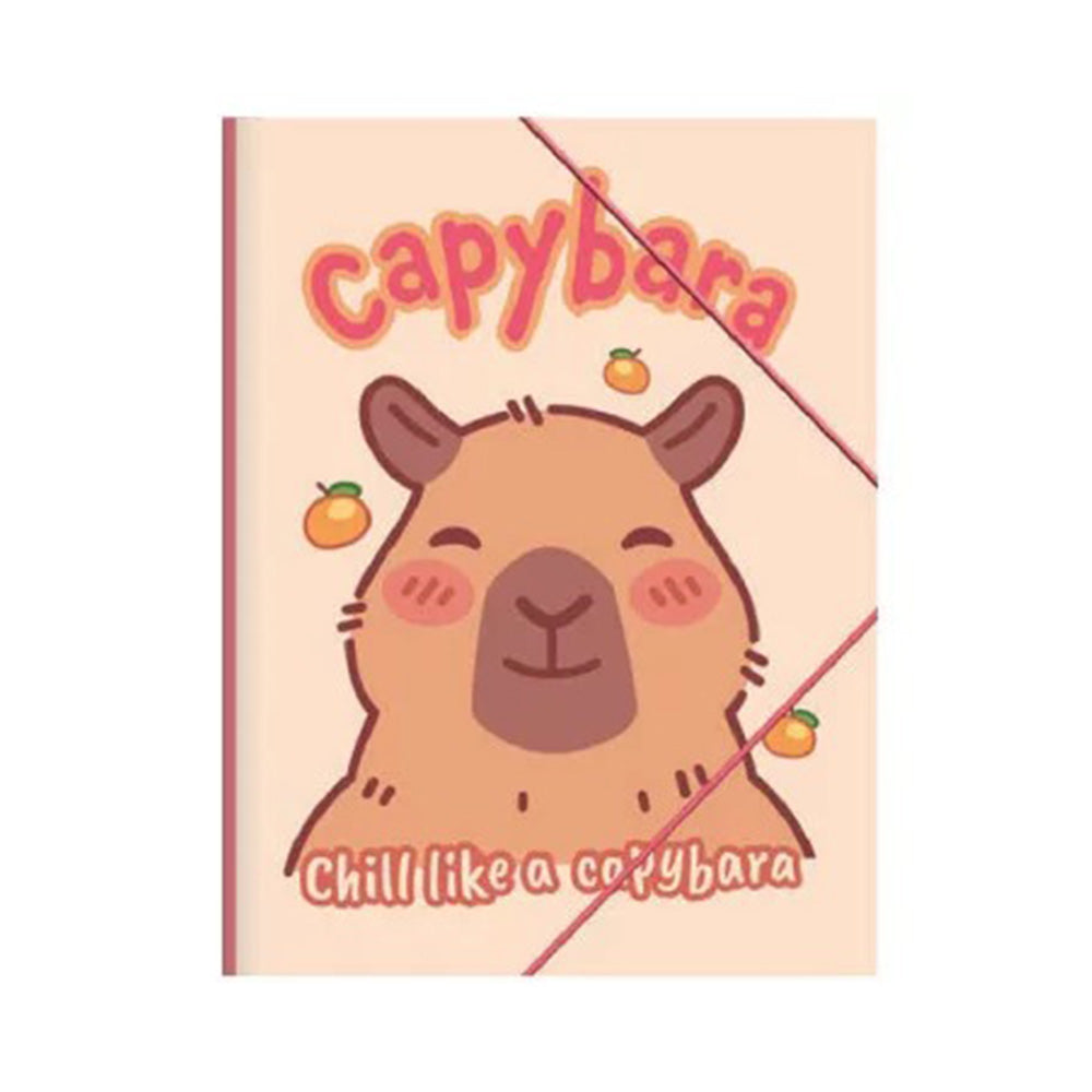 Gim Ντοσιέ με Λάστιχο Α4 Happy Life Capybara