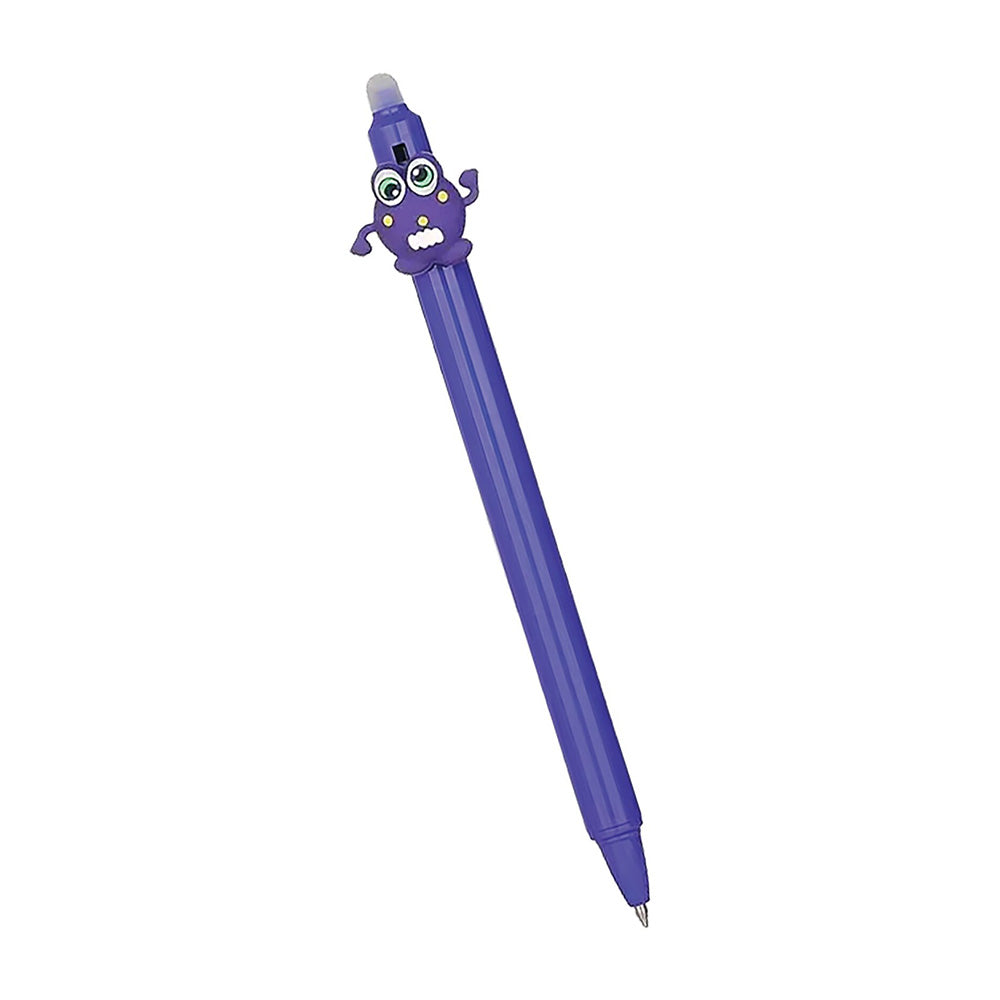 Gim Erasable Gel Στυλό Happy Life Purple Monster