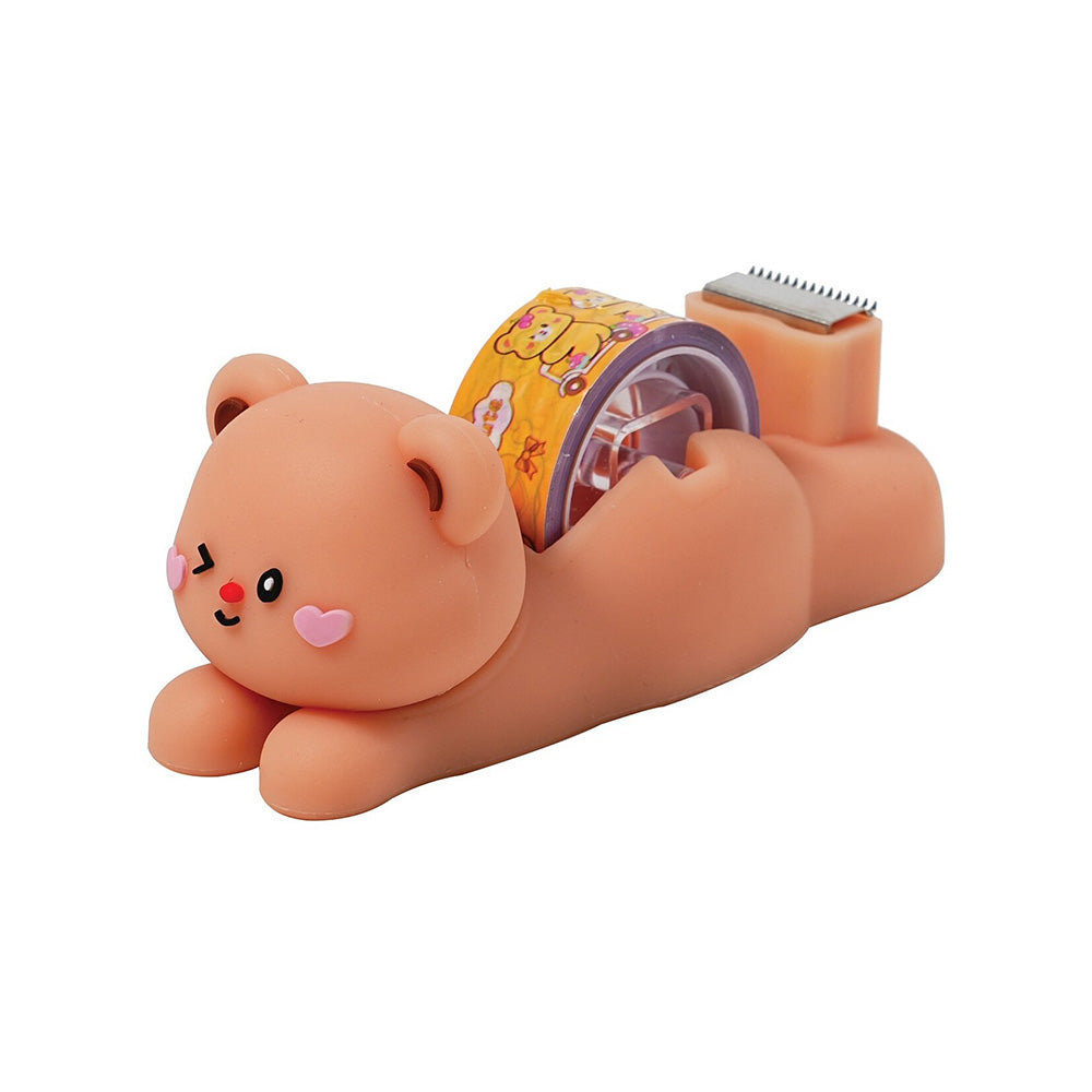 Gim Βάση Κολλητικής Ταινίας Happy Life Orange Bear 1.8εκ x 10m