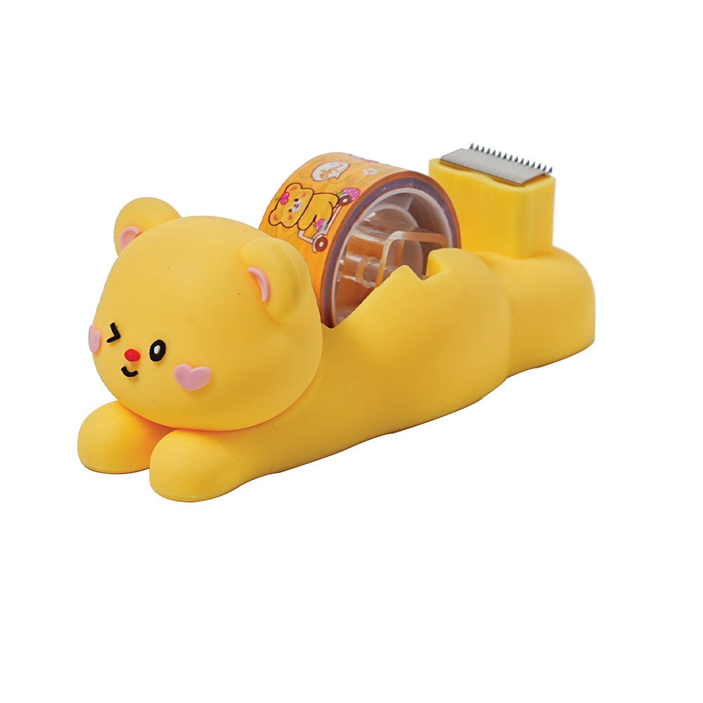 Gim Βάση Κολλητικής Ταινίας Happy Life Yellow Bear 1.8εκ x 10m