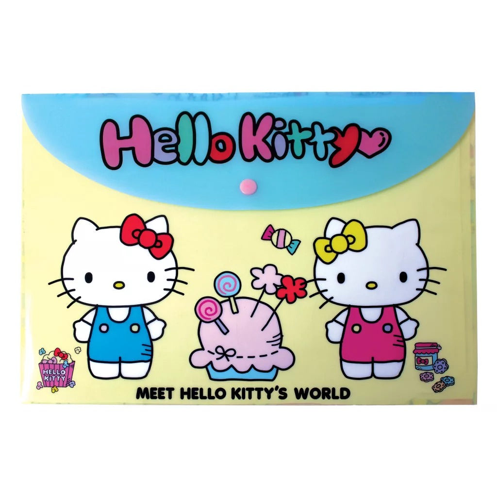 Gim Φάκελος με Κουμπί PP Hello Kitty 23x33 εκ