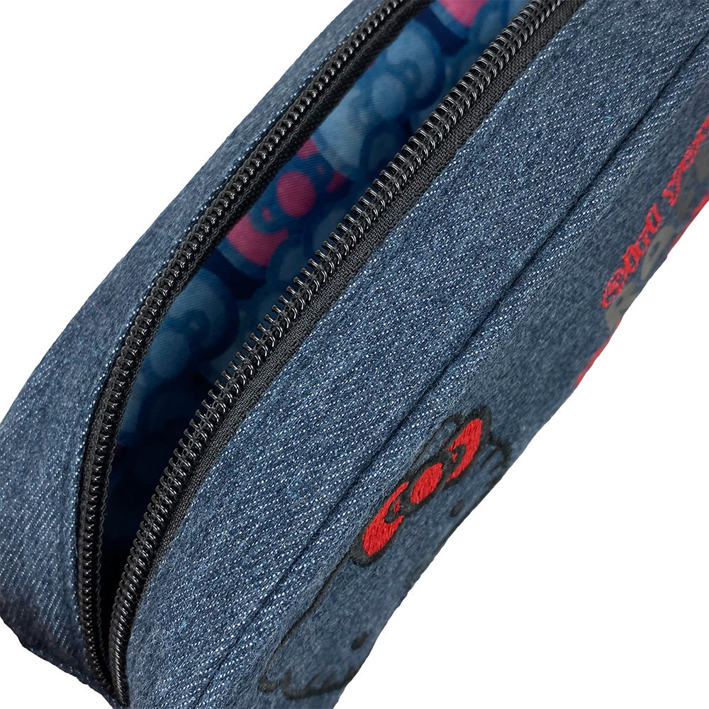 Gim Κασετίνα Οβάλ Hello Kitty Denim
