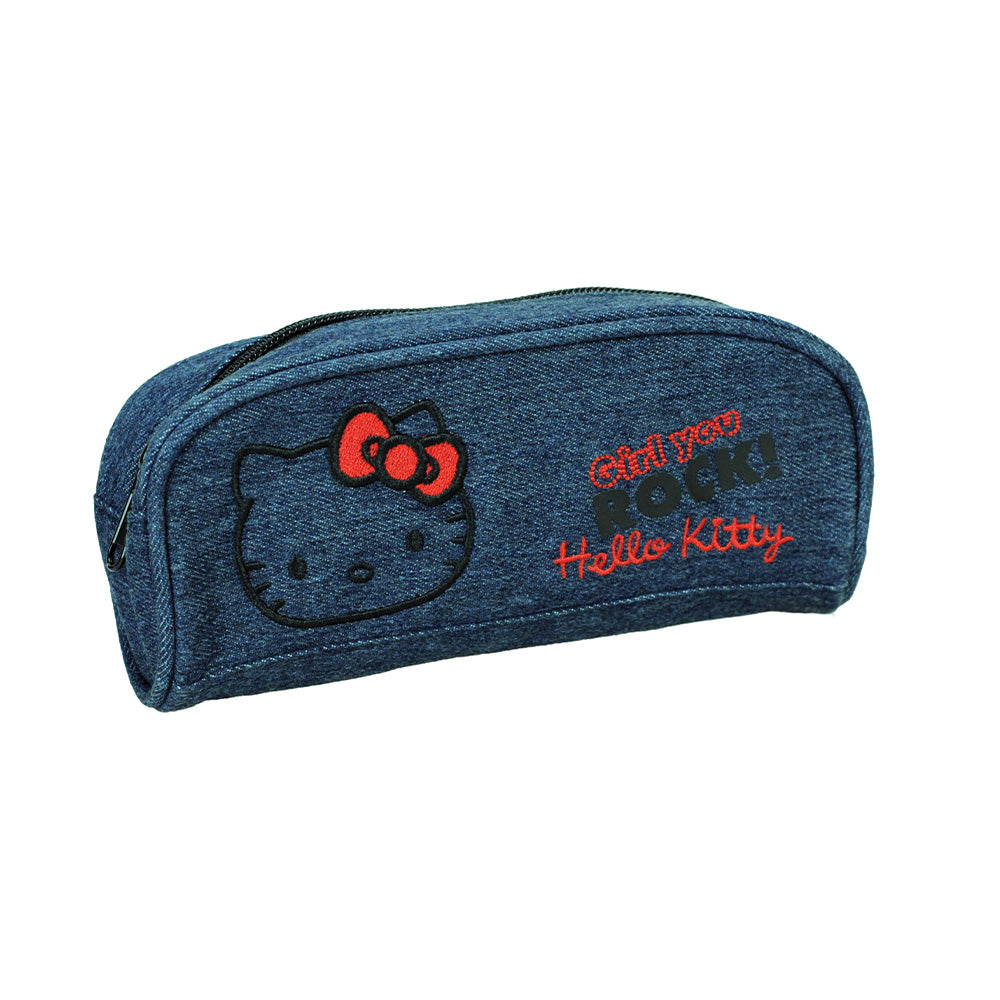 Gim Κασετίνα Οβάλ Hello Kitty Denim