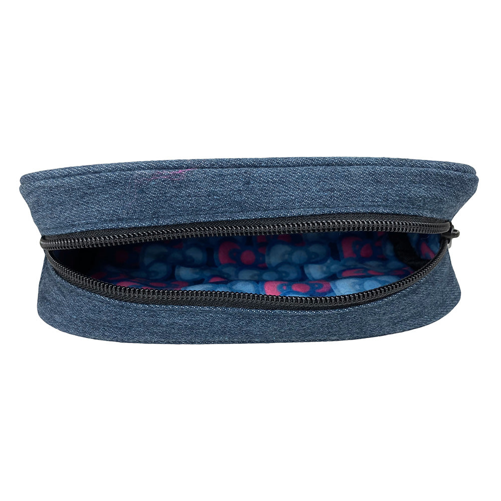 Gim Κασετίνα Οβάλ Hello Kitty Denim