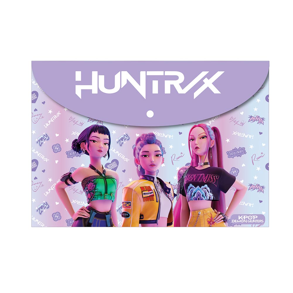 Gim Φάκελος Με Κουμπί PP Α4 K-Pop Demon Hunters Huntrix