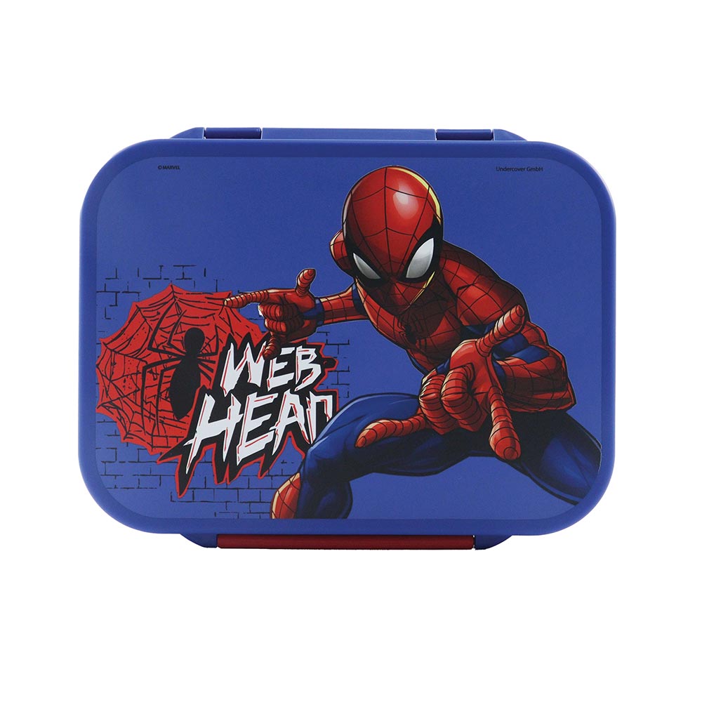 Gim Δοχείο Φαγητού Πλαστικό Marvel Spiderman 3 Χώρων 1000ml