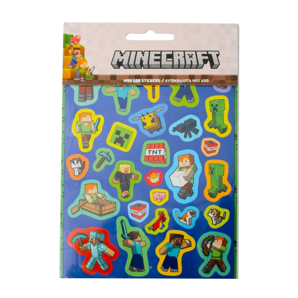 Gim Αυτοκόλλητα Max 600 Minecraft