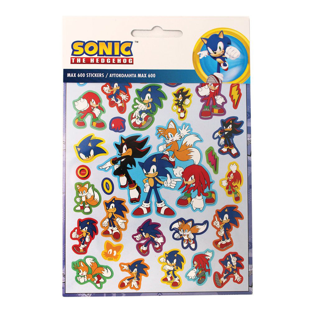 Gim Max 600 Αυτοκόλλητα Sonic The Hedgehog