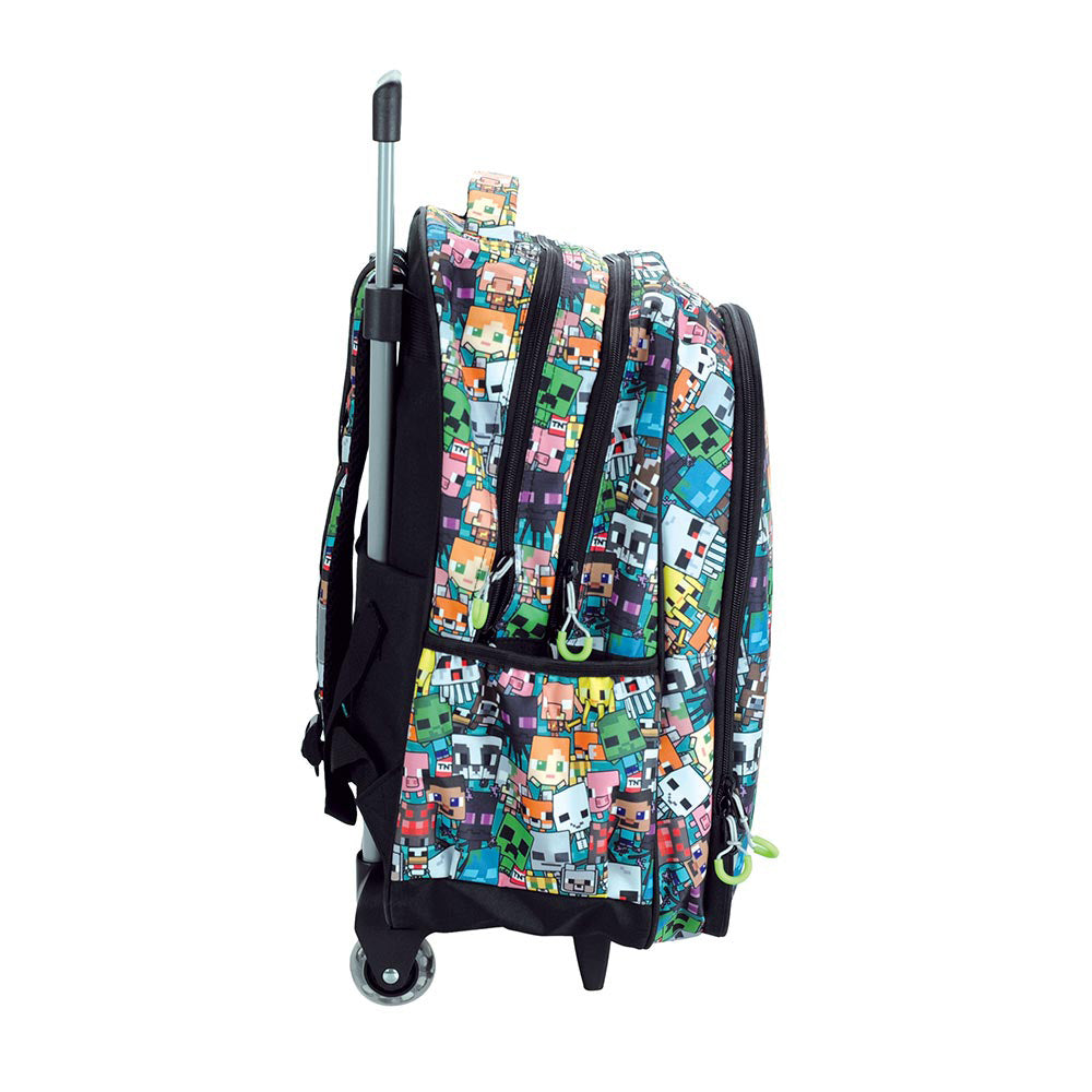 Gim Σχολική Τσάντα Τρόλεϊ Δημοτικού Minecraft Ghibi 35(Μ)x20(Π)x52(Υ) εκ