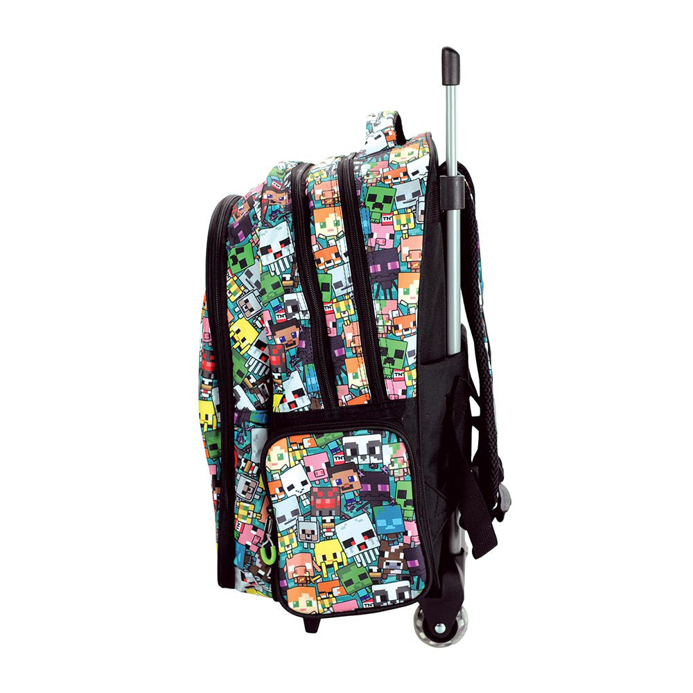 Gim Σχολική Τσάντα Τρόλεϊ Δημοτικού Minecraft Ghibi 35(Μ)x20(Π)x52(Υ) εκ