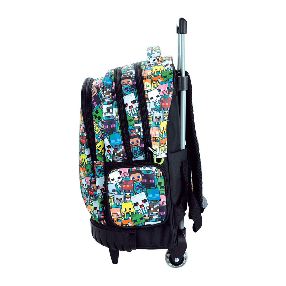 Gim Σχολική Τσάντα Τρόλεϊ Minecraft Ghibi 35(Μ)x20(Π)x52(Υ) εκ