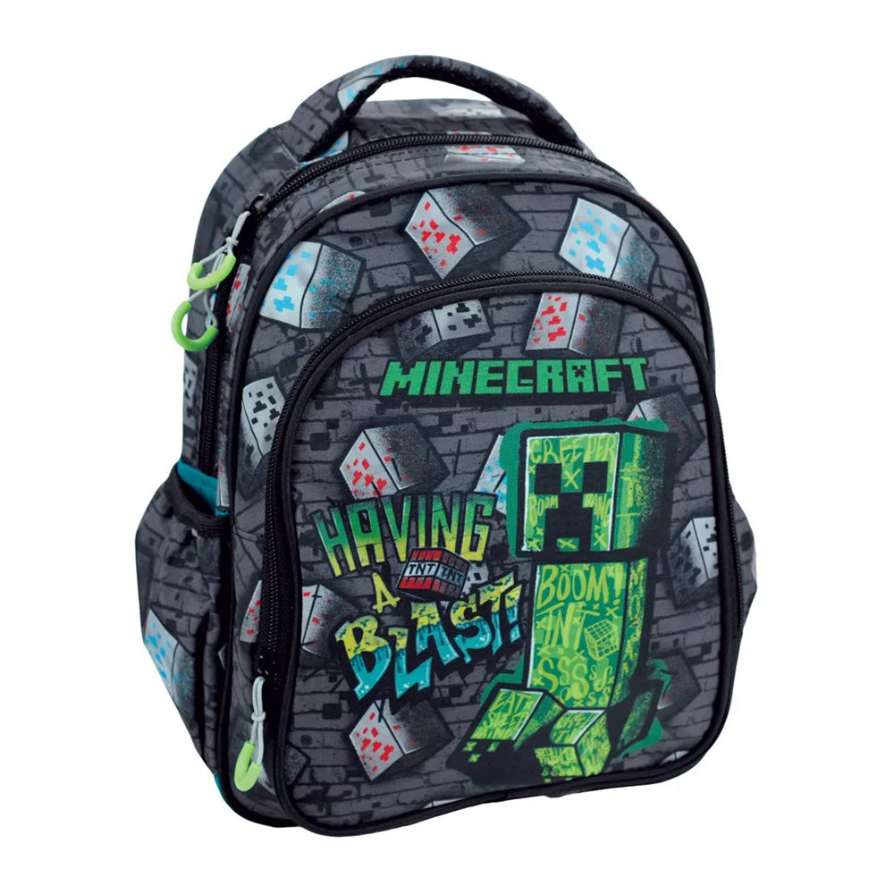 Gim Σχολική Τσάντα Πλάτης Νηπίου Minecraft Metro Art 2 25(Μ)x15(Π)x30(Υ) εκ