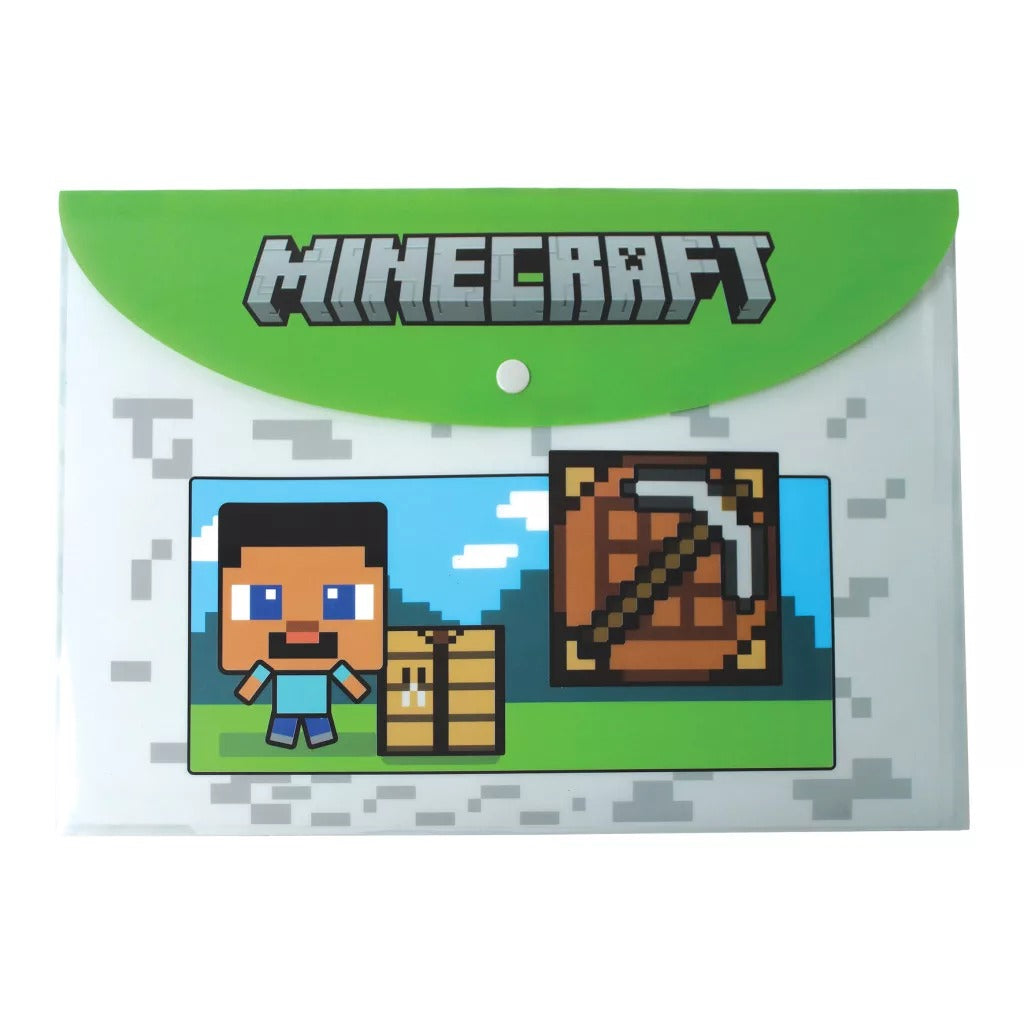 Gim Φάκελος με Κουμπί PP Minecraft 23x33 εκ
