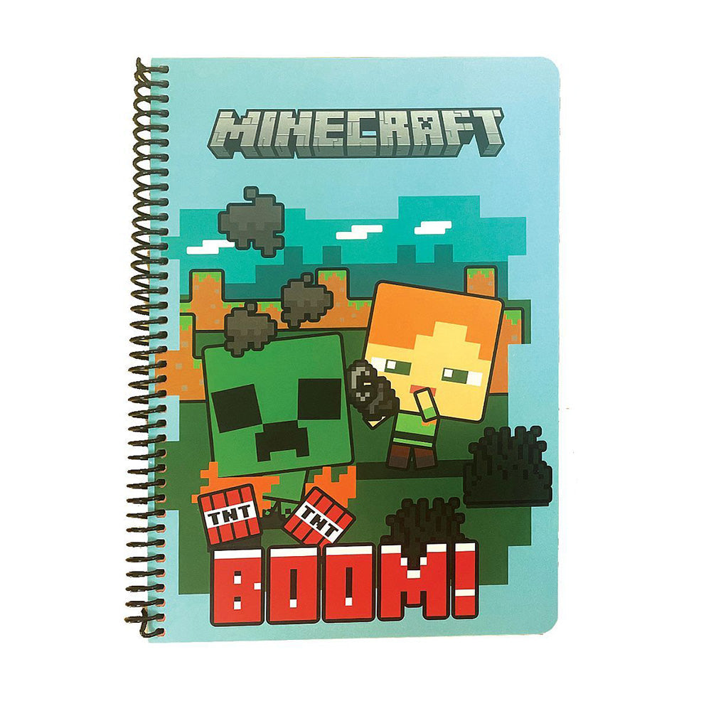 Gim Τετράδιο Σπιράλ B5 Minecraft 2 Θέματα 70 Φ