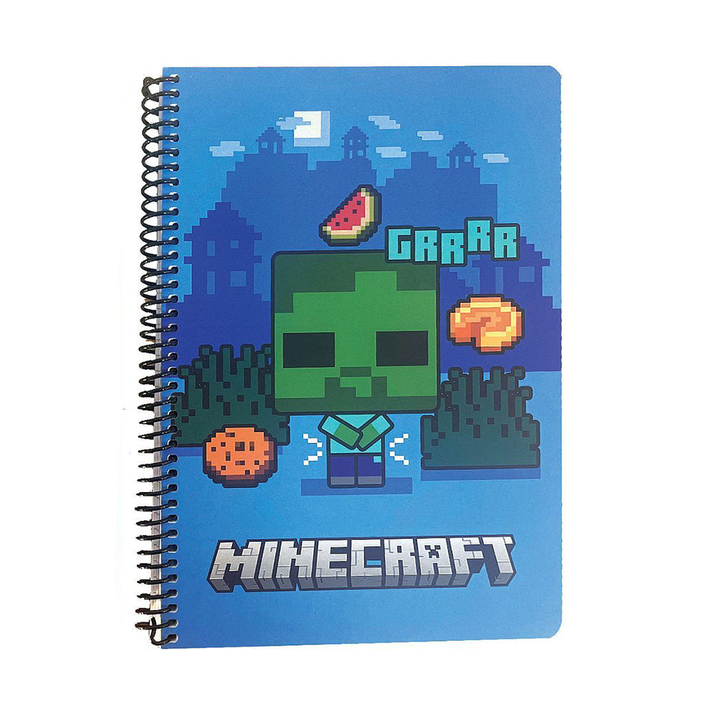 Gim Τετράδιο Σπιράλ B5 Minecraft 2 Θέματα 70 Φ