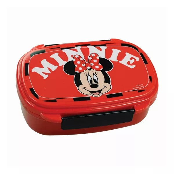 Gim Δοχείο Φαγητού Με Κουτάλι/ Πιρούνι Minnie 600ml
