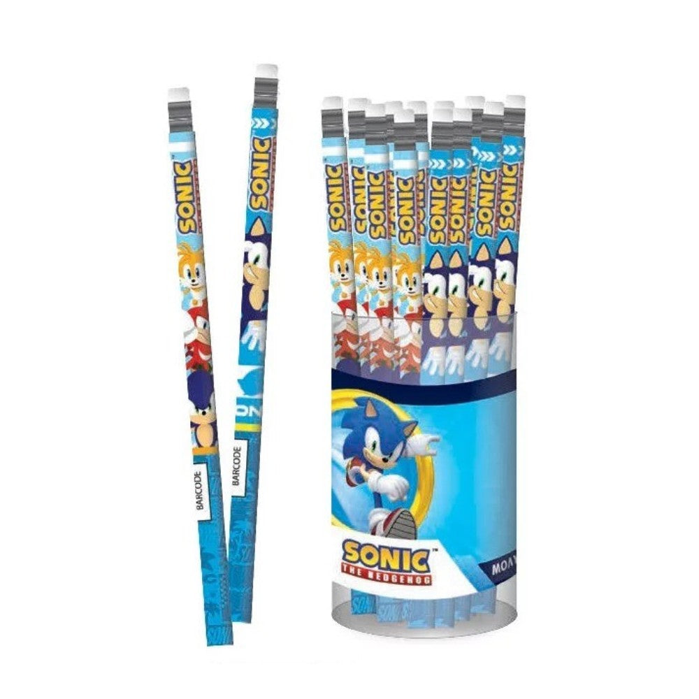 Gim Μολύβι με Γόμα ΗΒ Sonic The Hedgehog σε 2 Σχέδια - 1 Τμχ