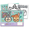 Gim Μπλοκ Ζωγραφικής Disney Animals 23x33Εκ 40 Φύλλα & Αυτοκόλλητα 