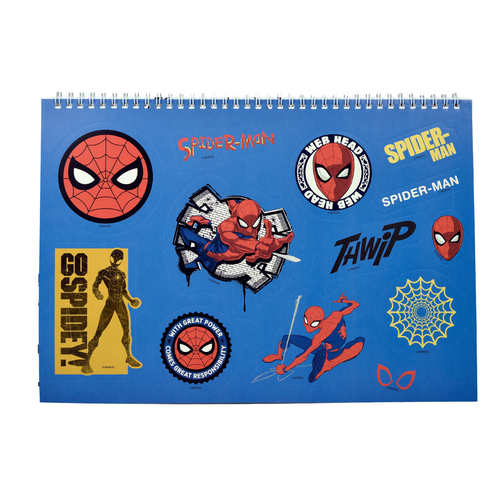 GimGim Μπλοκ Ζωγραφικής Spiderman Amazing 2 23x33 εκ 40 φύλλα & Αυτοκόλληταpapell.gr