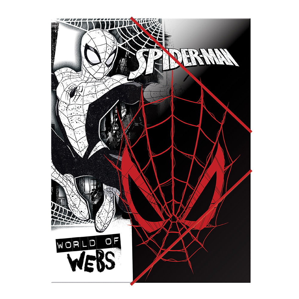 Gim Ντοσιέ Λάστιχο Spiderman World Of Webs Α4
