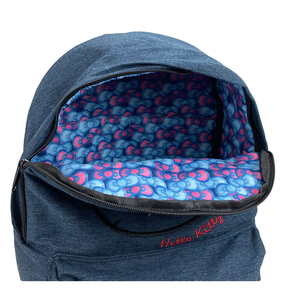 Gim Σακίδιο Πλάτης Hello Kitty Denim 30(Μ)X20(Π)X45(Υ) Εκ