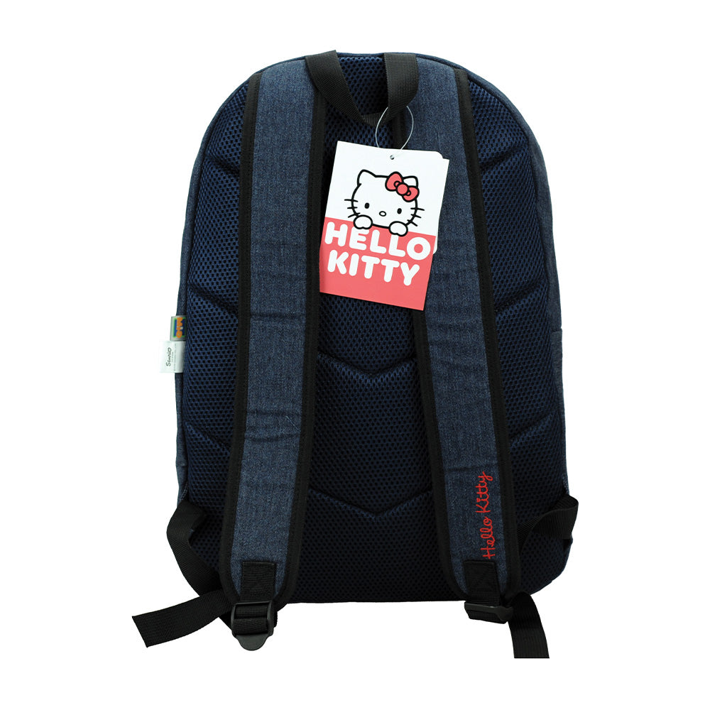 Gim Σακίδιο Πλάτης Hello Kitty Denim 30(Μ)X20(Π)X45(Υ) Εκ
