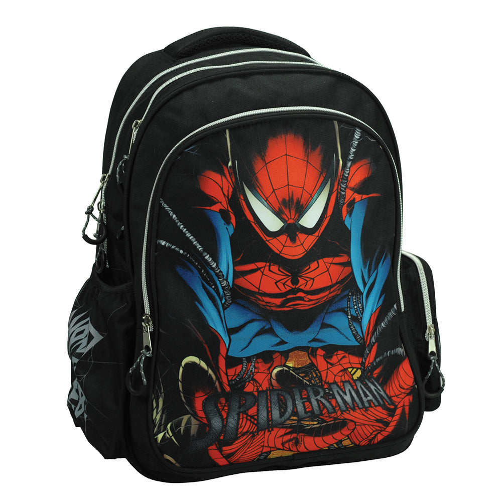 GimGim Σχολική Τσάντα Πλάτης Δημοτικού Οβάλ Spiderman City Web 35(Μ)X20(Π)X46(Υ) Εκpapell.gr