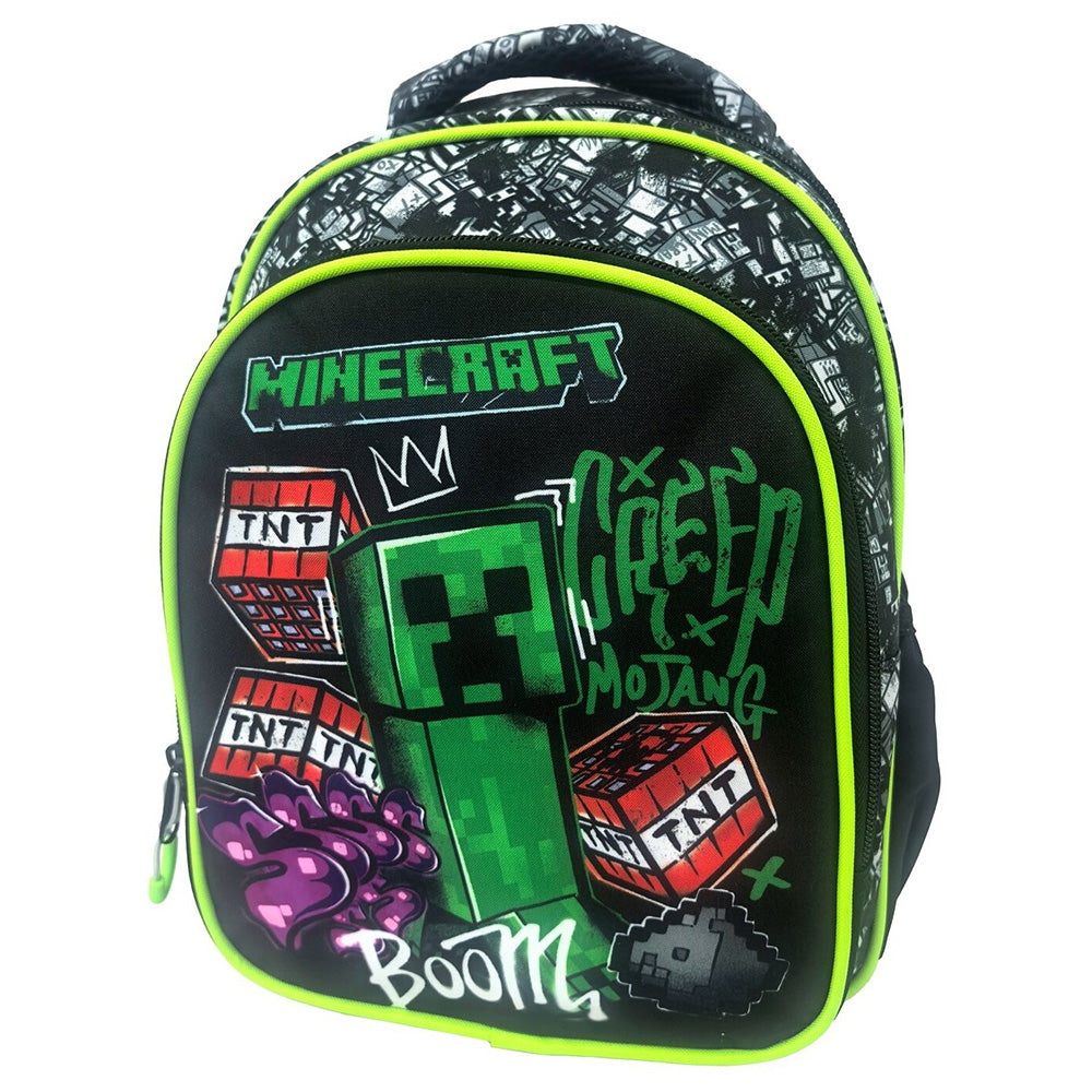 Gim Σχολική Τσάντα Πλάτης Νηπίου Minecraft Metro Art 30(Υ)X25(Π)X15(Μ) Eκ