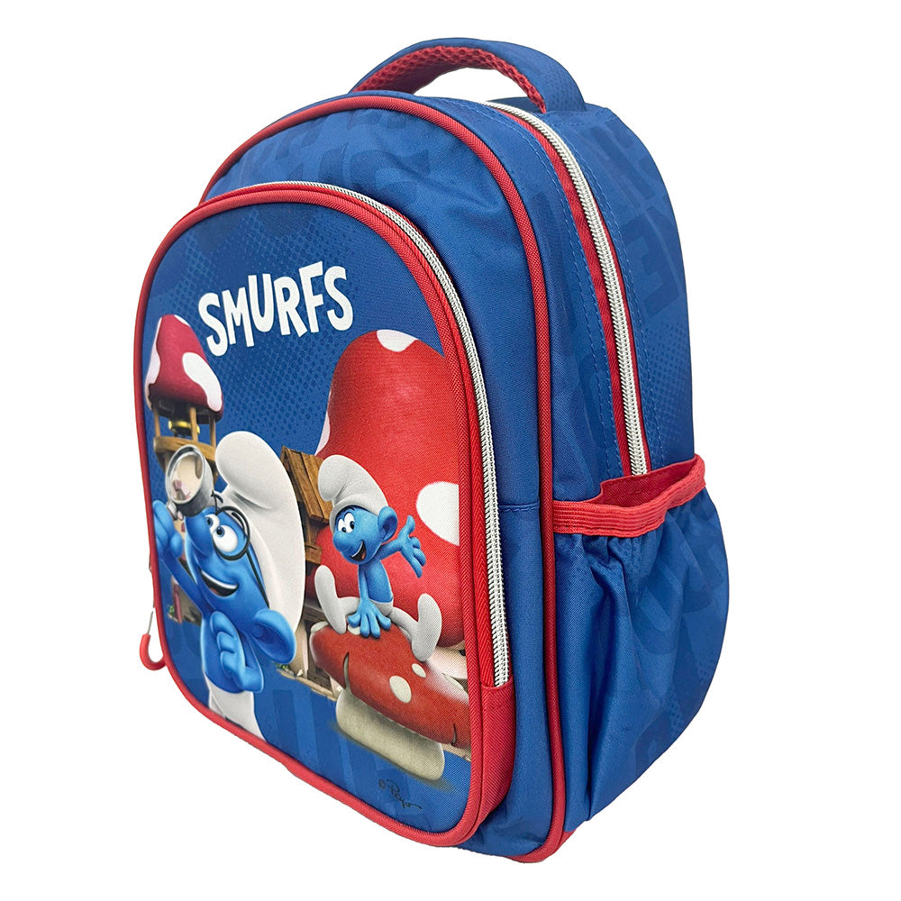 Gim Σχολική Τσάντα Πλάτης Νηπίου Smurfs 30(Υ)X25(Π)X15(Μ) Eκ