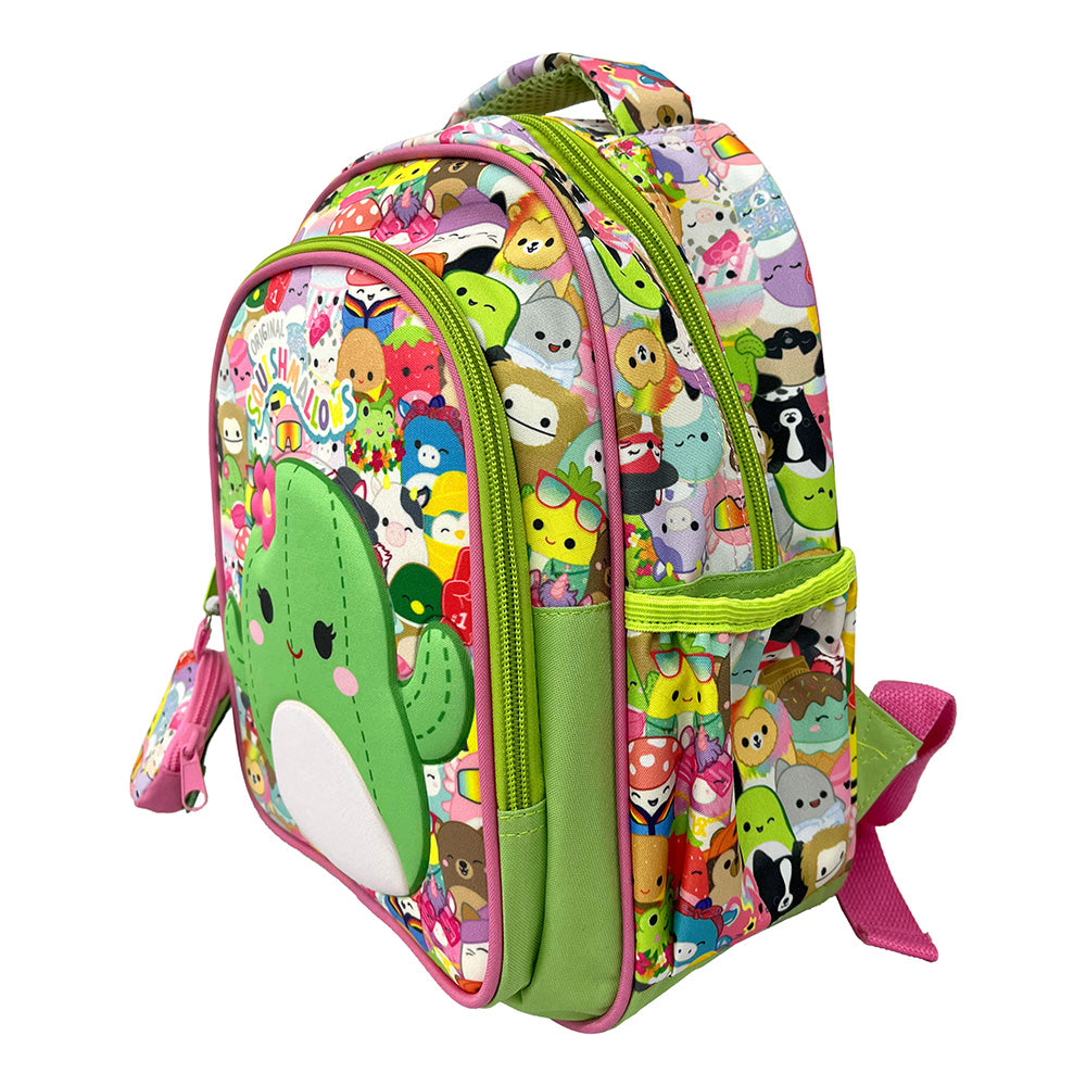 Gim Σχολική Τσάντα Πλάτης Νηπίου Squishmallows Cactus 30(Υ)X25(Π)X15(Μ) Eκ