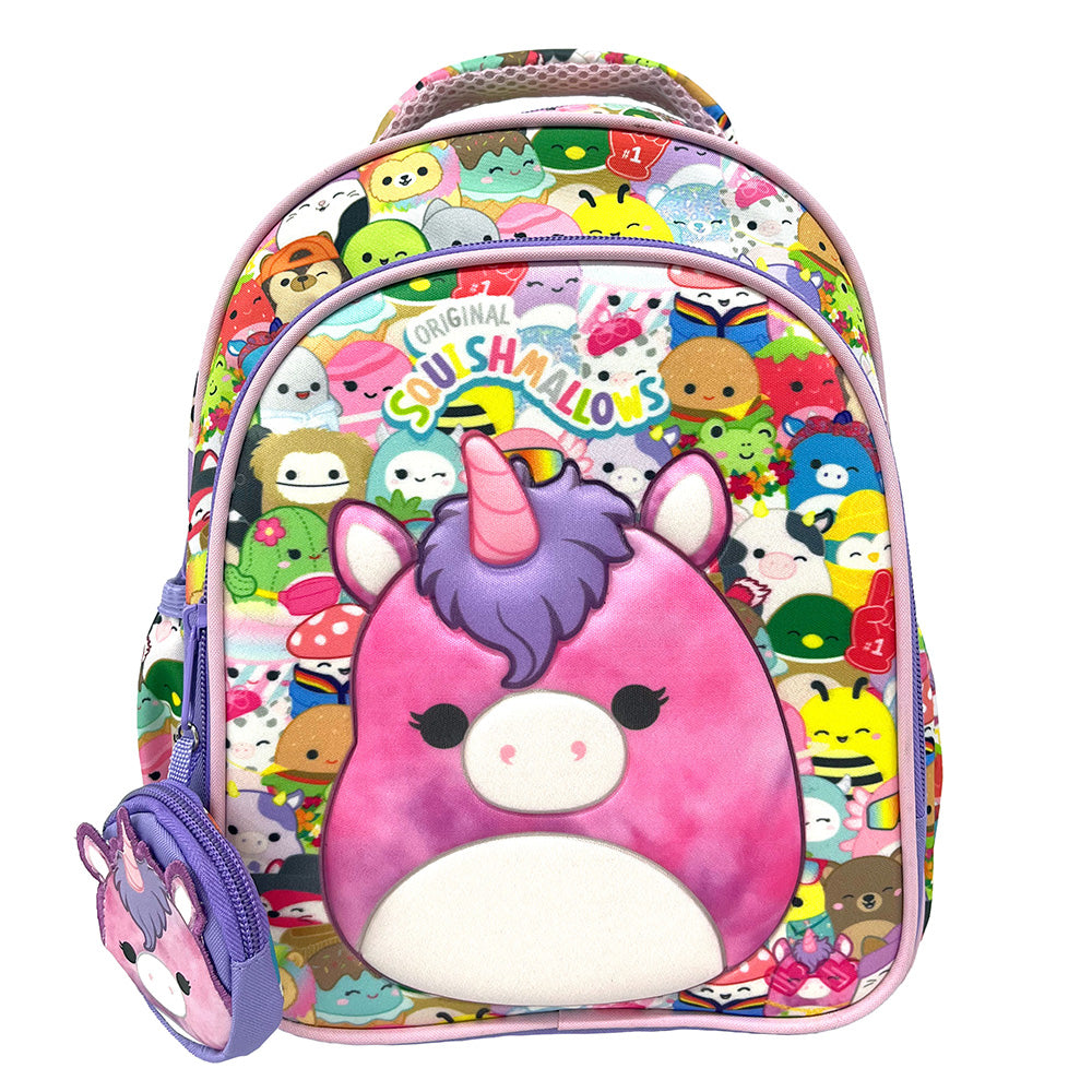 Gim Σχολική Τσάντα Πλάτης Νηπίου Squishmallows Unicorn 30(Υ)X25(Π)X15(Μ) Eκ
