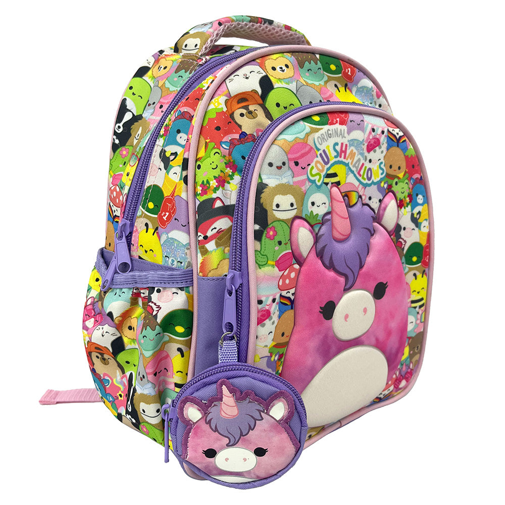 Gim Σχολική Τσάντα Πλάτης Νηπίου Squishmallows Unicorn 30(Υ)X25(Π)X15(Μ) Eκ