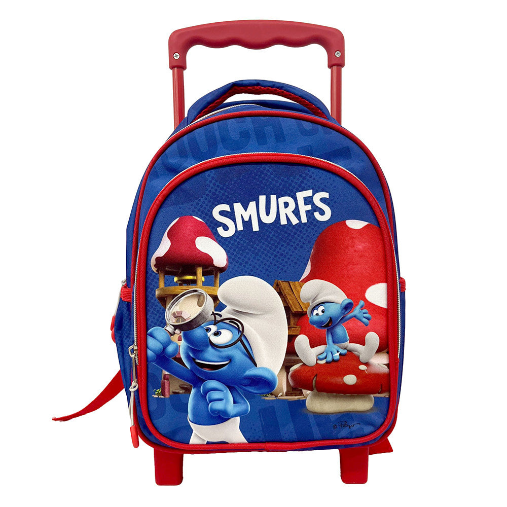 Gim Σχολική Τσάντα Τρόλεϊ Νηπίου Smurfs 25(Μ)X15(Π)X30(Υ) Eκ
