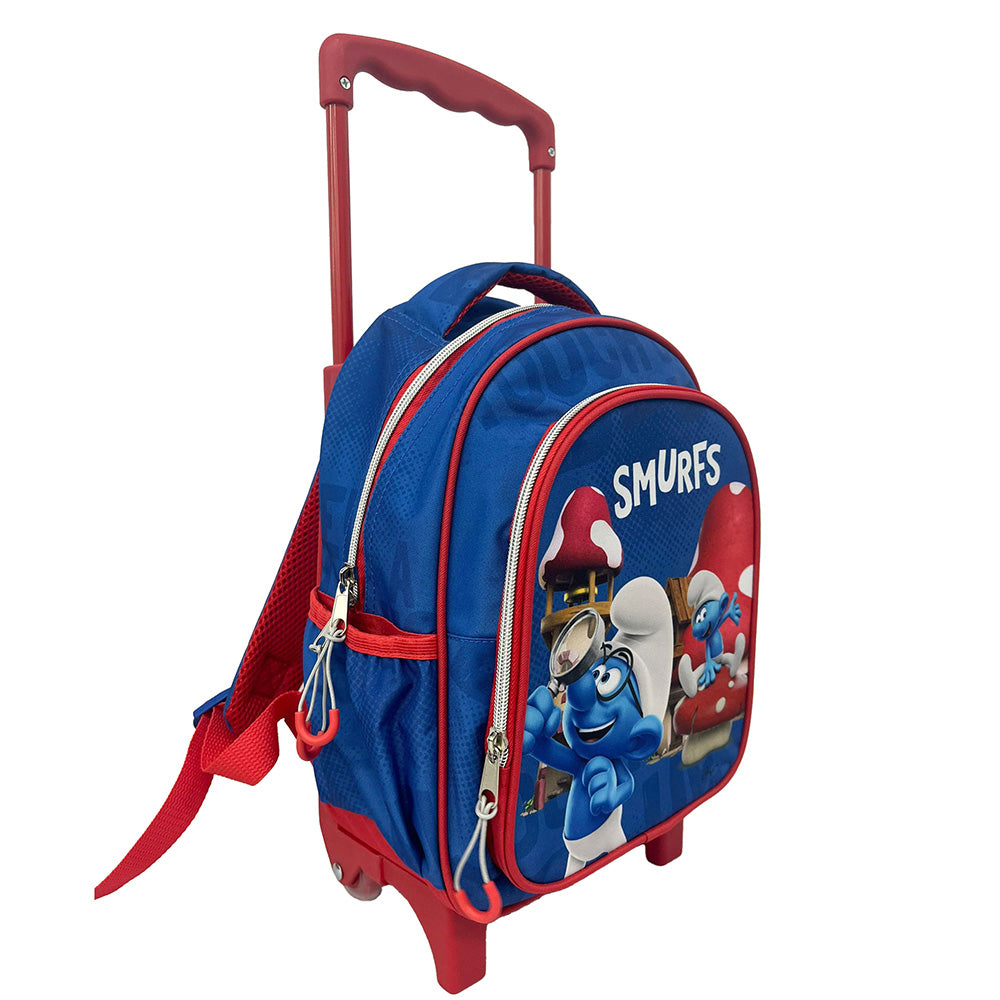 Gim Σχολική Τσάντα Τρόλεϊ Νηπίου Smurfs 25(Μ)X15(Π)X30(Υ) Eκ
