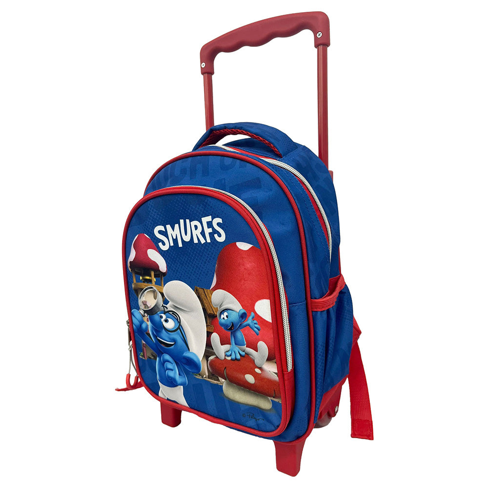 Gim Σχολική Τσάντα Τρόλεϊ Νηπίου Smurfs 25(Μ)X15(Π)X30(Υ) Eκ