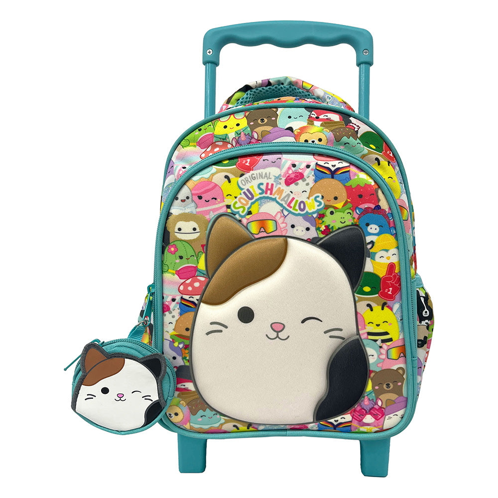 Gim Σχολική Τσάντα Τρόλεϊ Νηπίου Squishmallows Cat 25(Μ)X15(Π)X30(Υ) Eκ