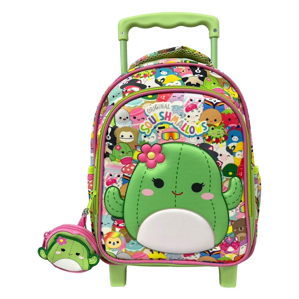 Gim Σχολική Τσάντα Τρόλεϊ Νηπίου Squishmallows Cactus 25(Μ)X15(Π)X30(Υ) Eκ