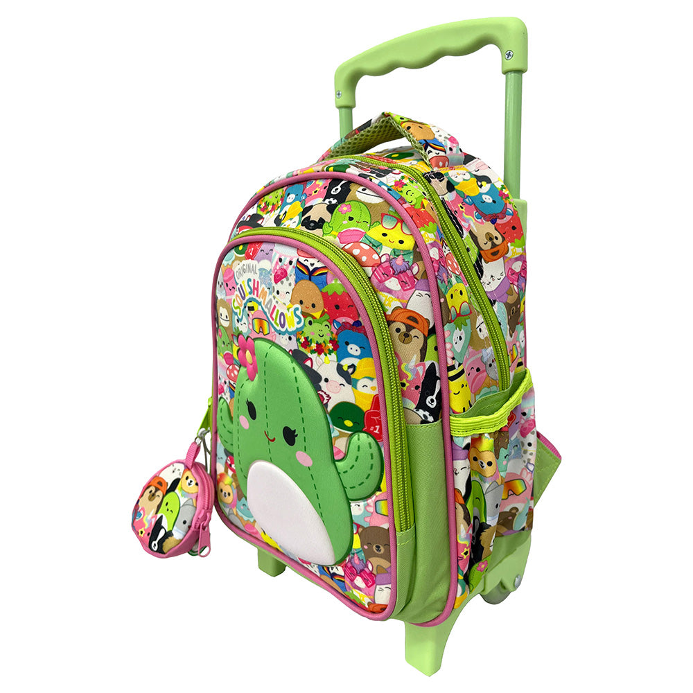 Gim Σχολική Τσάντα Τρόλεϊ Νηπίου Squishmallows Cactus 25(Μ)X15(Π)X30(Υ) Eκ
