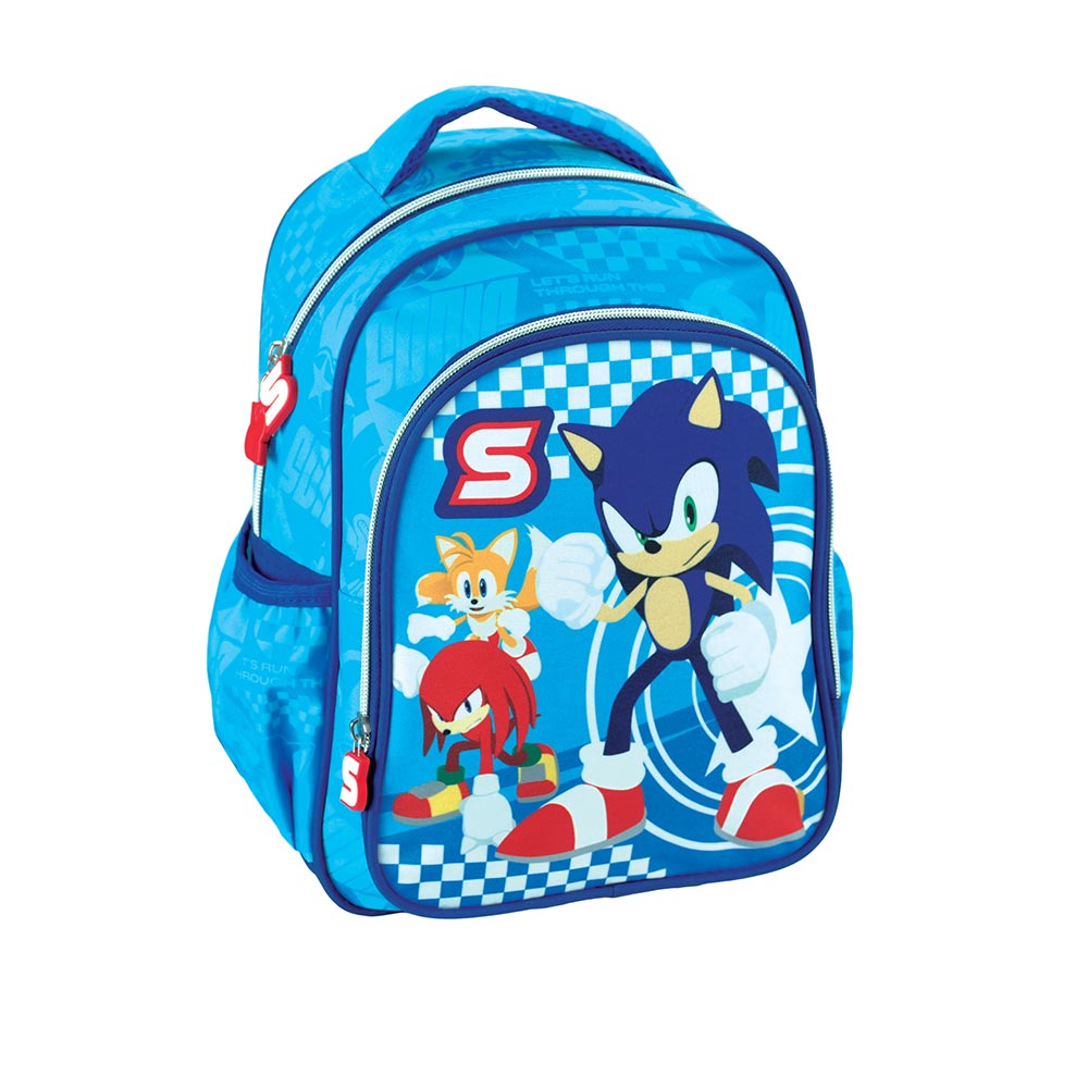Gim Σχολική Τσάντα Πλάτης Νηπίου Sonic Classic 25x15x30 εκ