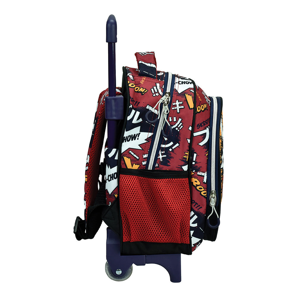 Gim Σχολική Τσάντα Τρόλεϊ Νηπίου Cars Roaring 25(Μ)X15(Π)X30(Υ) Eκ