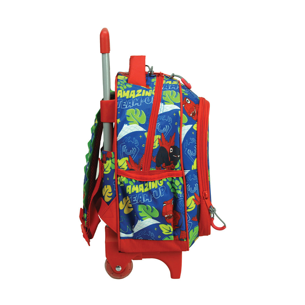 Gim Σχολική Τσάντα Τρόλεϊ Νηπίου Spidey Dino Webs 25(Μ)X15(Π)X30(Υ) Eκ