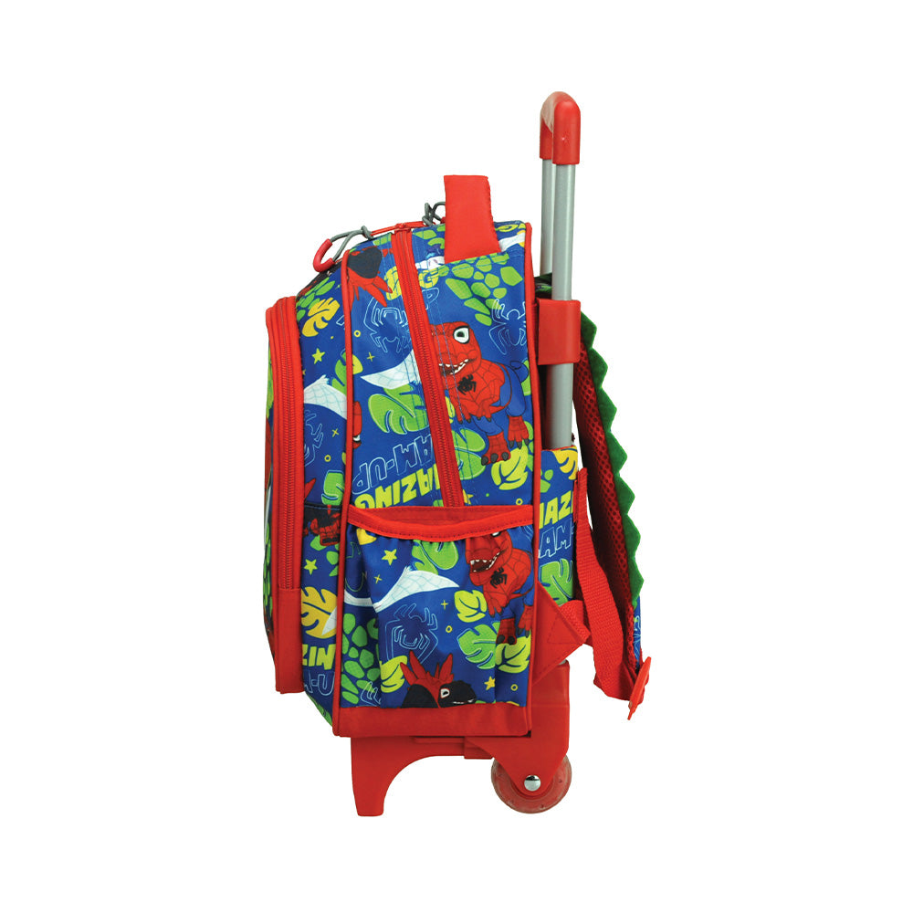 Gim Σχολική Τσάντα Τρόλεϊ Νηπίου Spidey Dino Webs 25(Μ)X15(Π)X30(Υ) Eκ