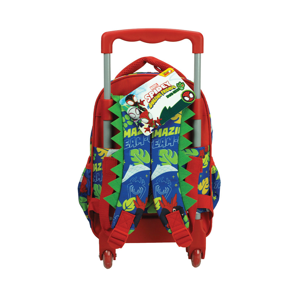 Gim Σχολική Τσάντα Τρόλεϊ Νηπίου Spidey Dino Webs 25(Μ)X15(Π)X30(Υ) Eκ