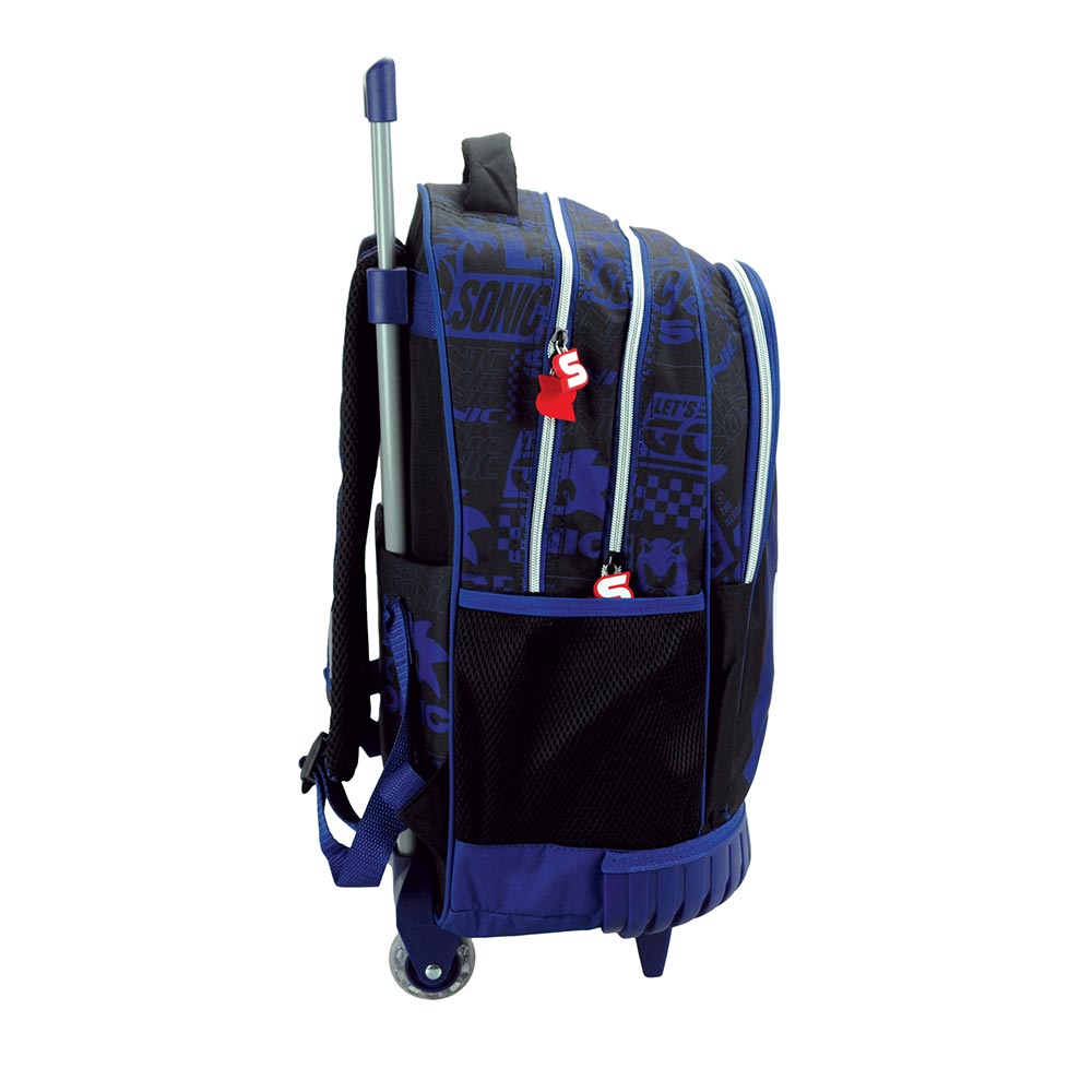 Gim Σχολική Τσάντα Τρόλεϊ Sonic Classic 35x20x52 εκ
