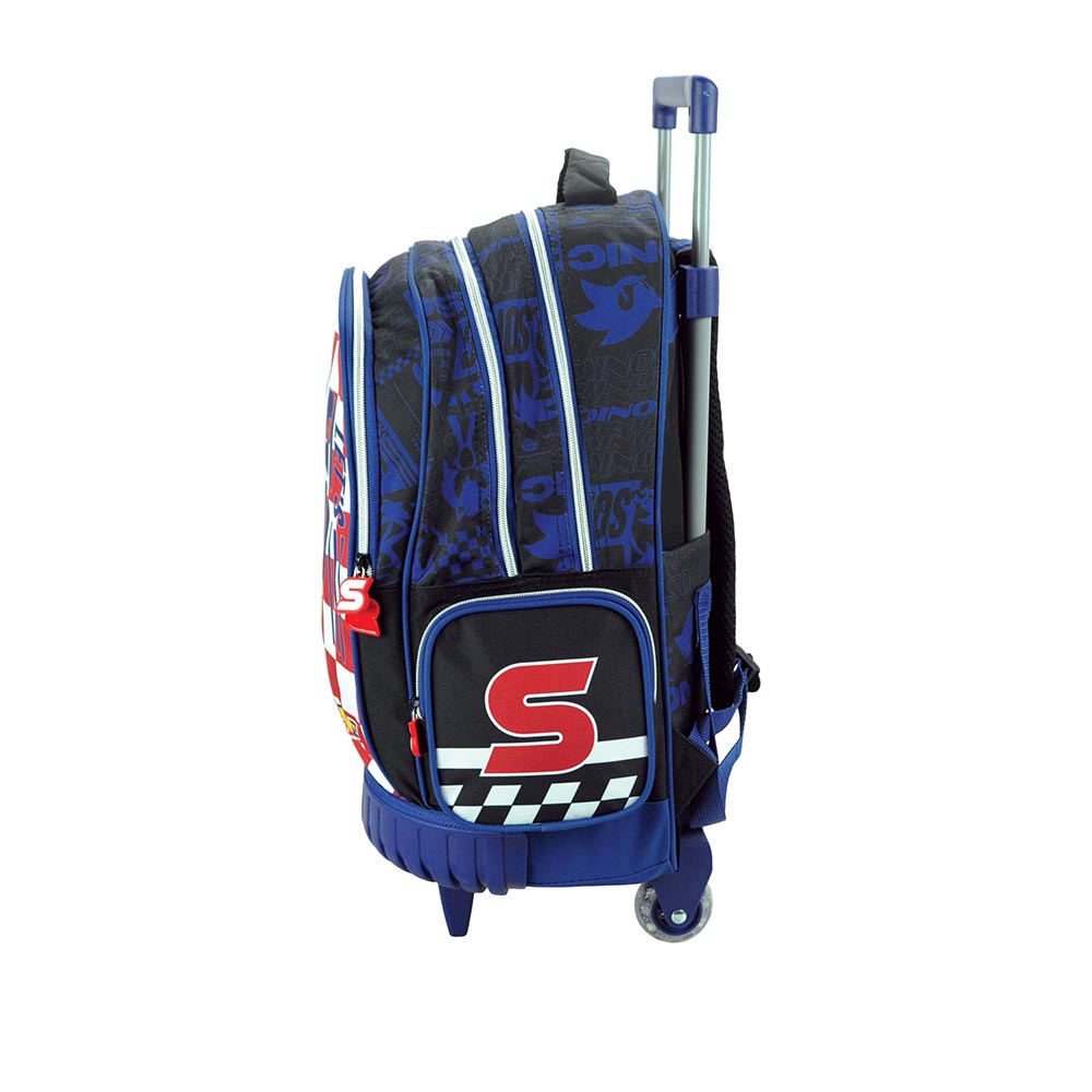 Gim Σχολική Τσάντα Τρόλεϊ Sonic Classic 35x20x52 εκ