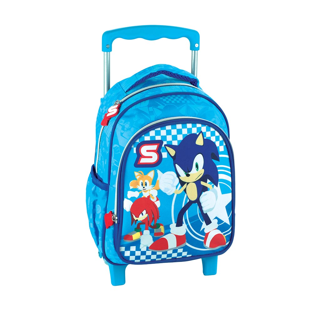 Gim Σχολική Τσάντα Τρόλεϊ Νηπίου Sonic Classic 25x15x35 εκ